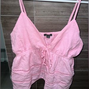 Wild Fable Pink Flowy Top
